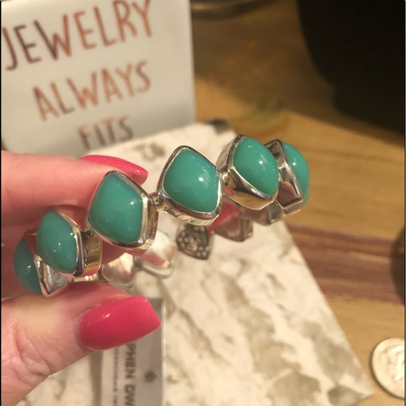 Stephen Dweck Jewelry - Stephen Dweck Chrysoprase bangle bracelet